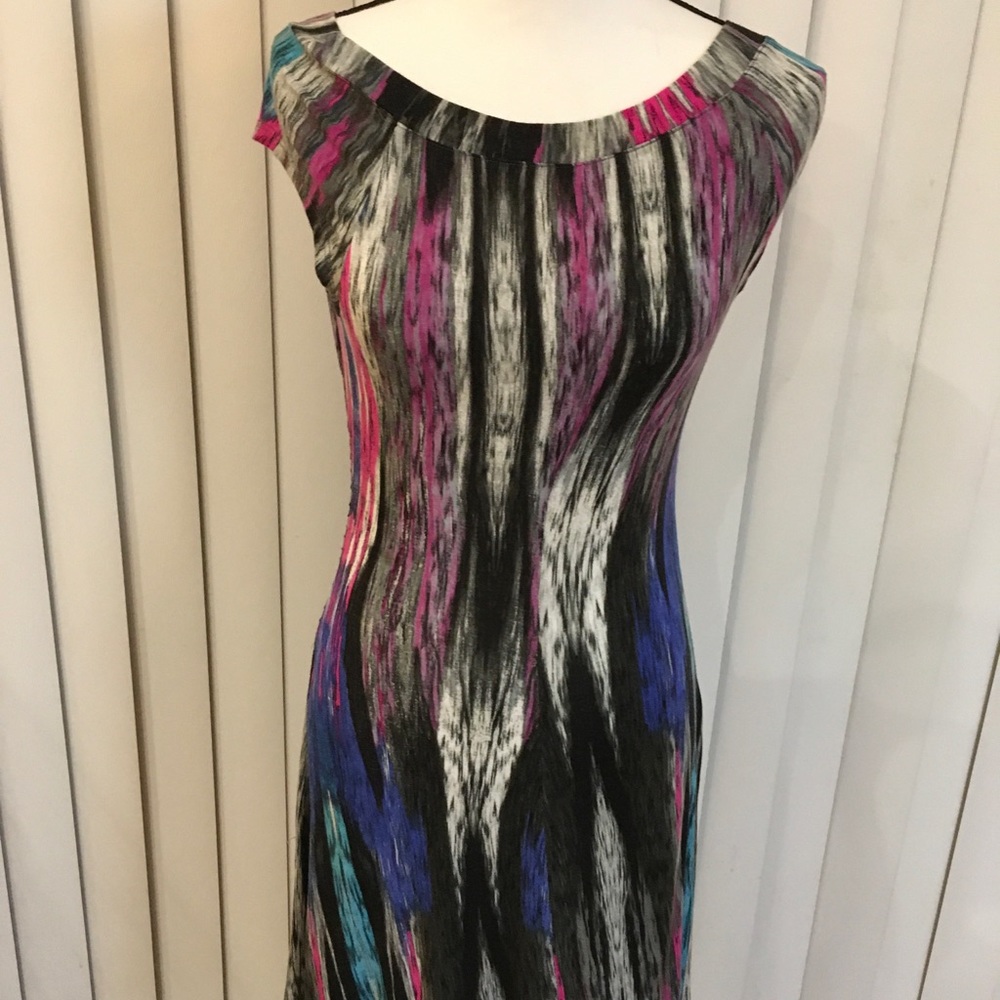 Bloomingdale’s  Colorful Sleeveless mini dress
